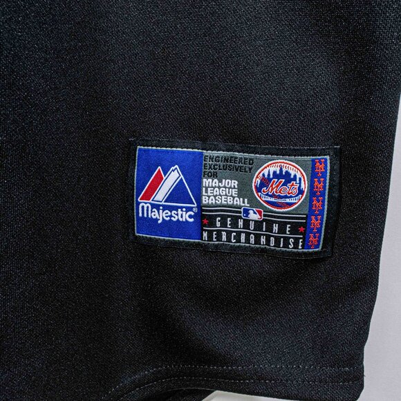 New York Mets David Wright Alternate Jersey Majestic Made in USA Medium MLB - Picture 4 of 10